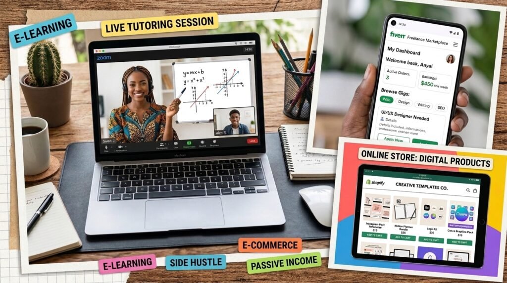 Online side hustles for Nigerian teachers
