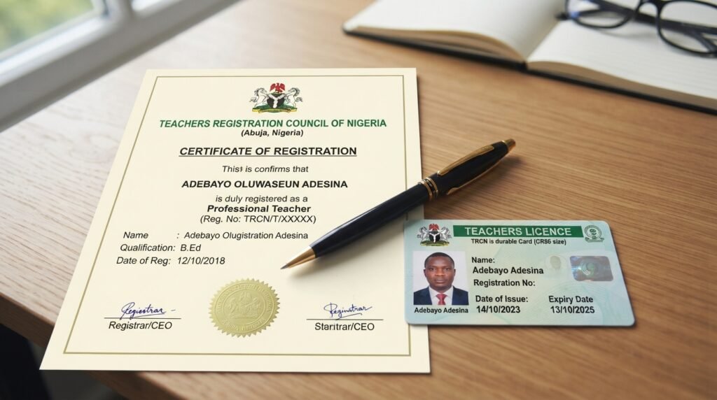 TRCN requirements for UK visa